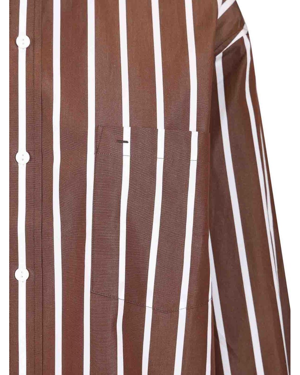 Matteau Red Classic Stripe Shirt