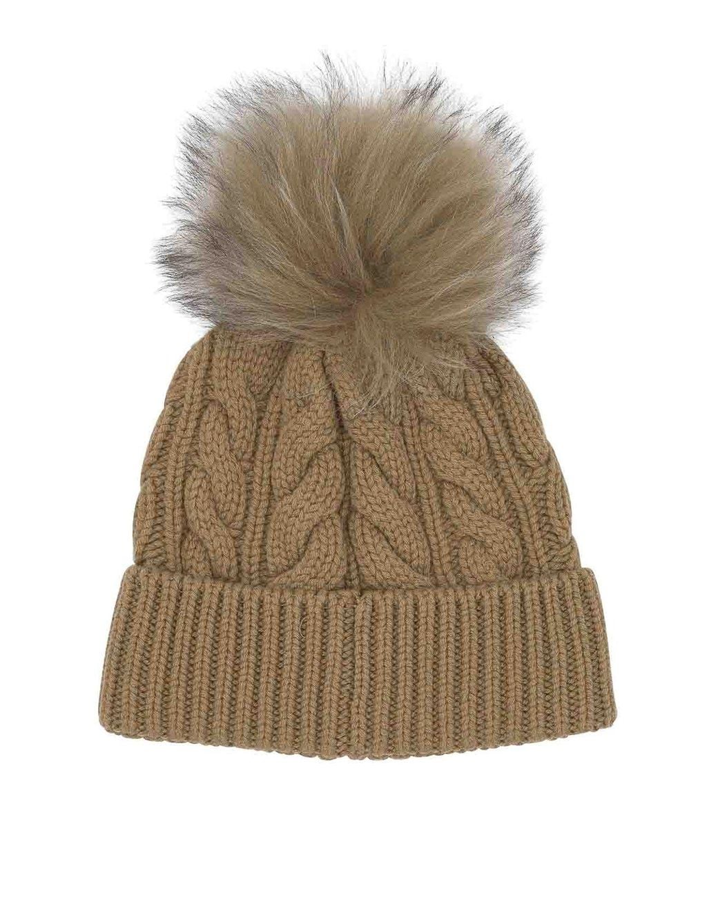 Moncler Natural Grenoble Wool Hat