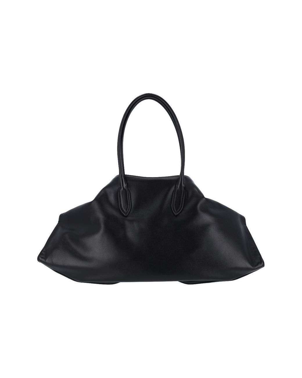 McQueen Black Large Shoulder Bag