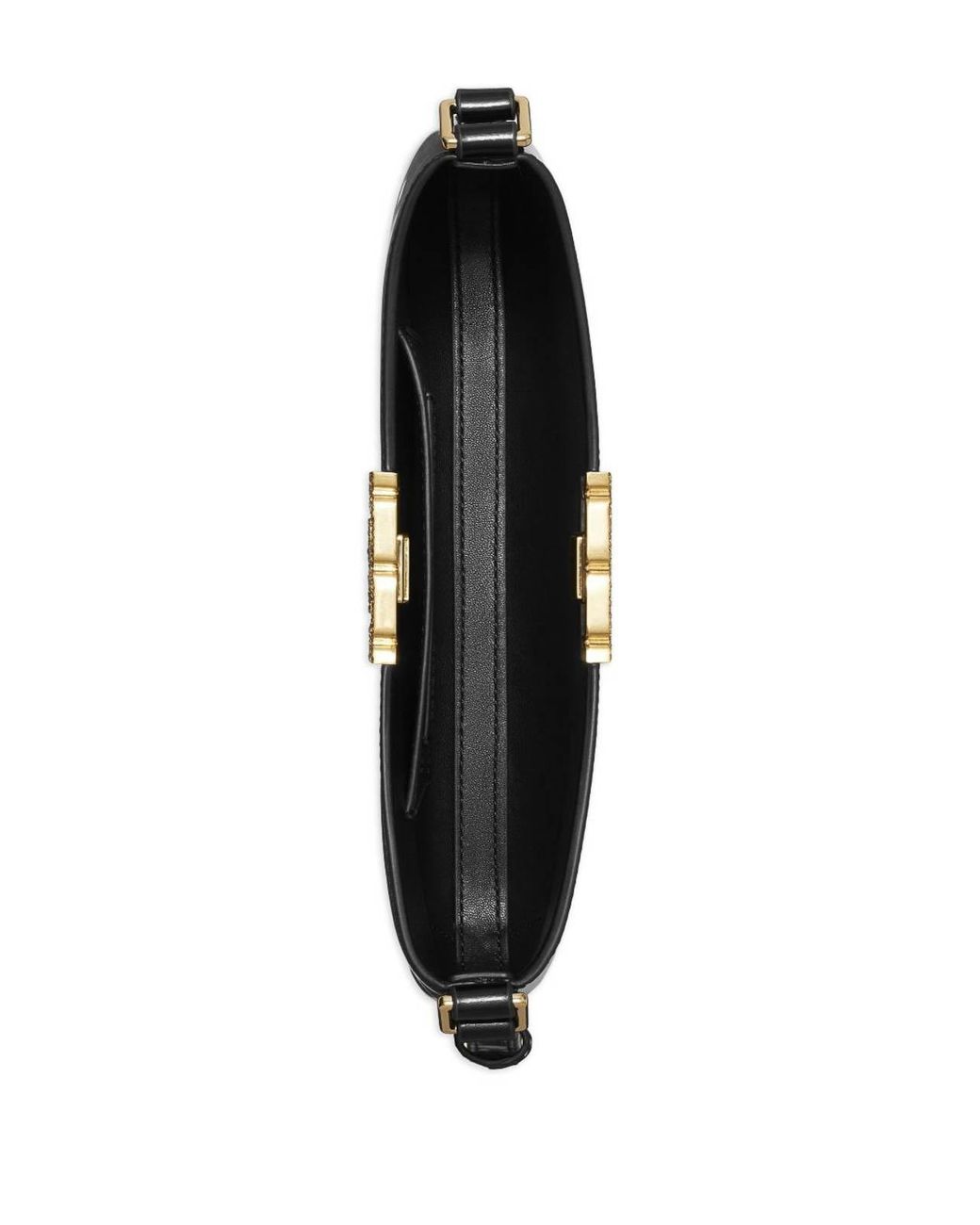 Tory Burch Black Eleanor Slim Leather Shoulder Bag