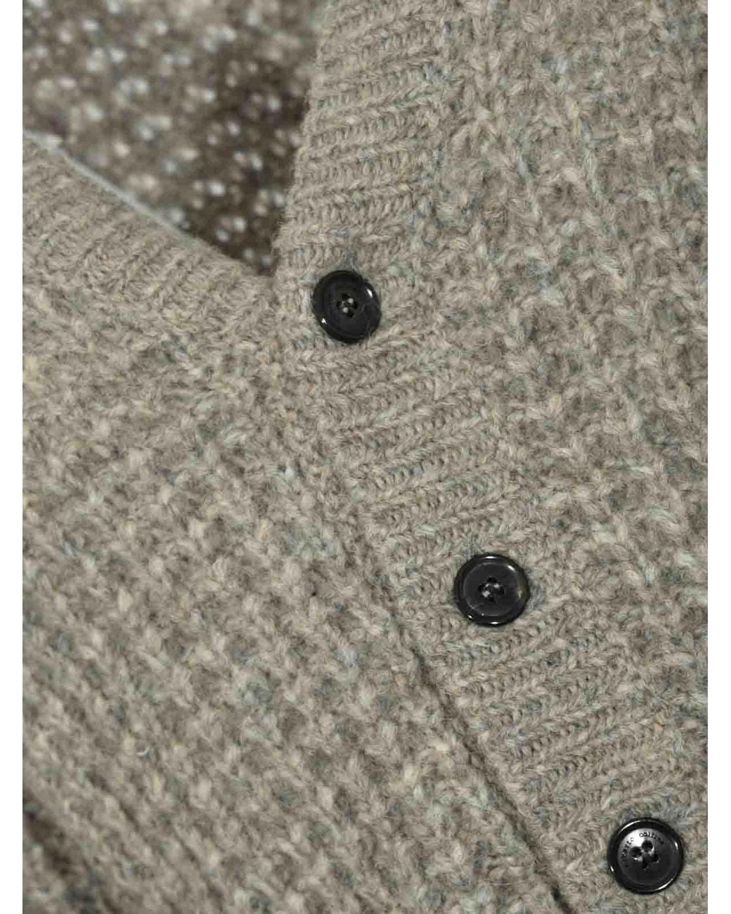 Roberto Collina Gray Cardigan for men