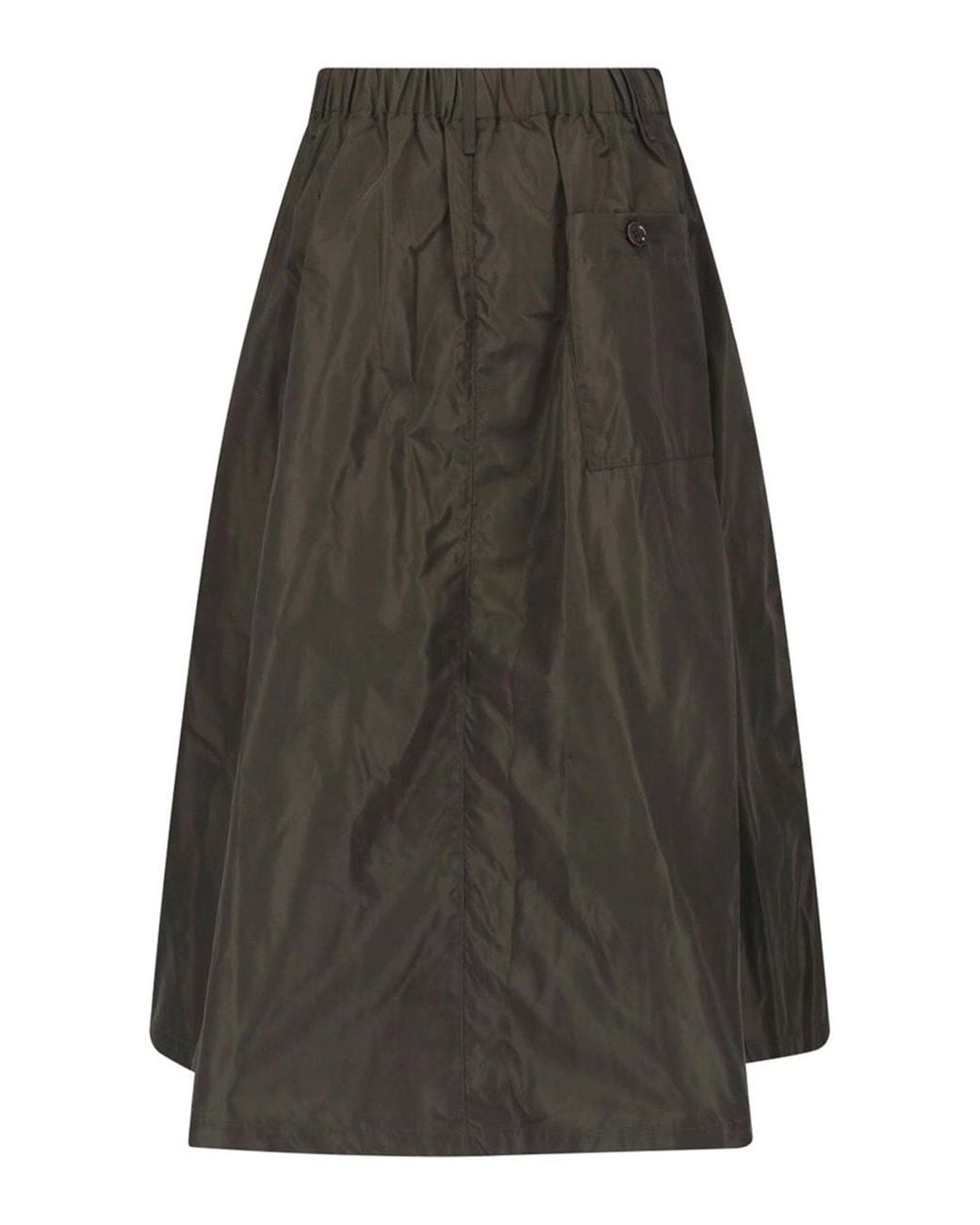Aspesi Gray Midi Skirt