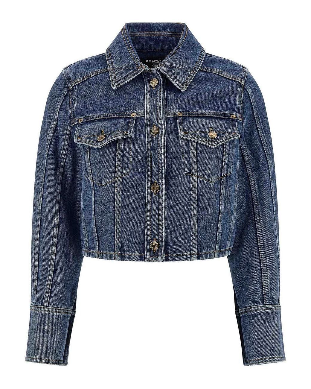Balmain Blue Denim Jacket