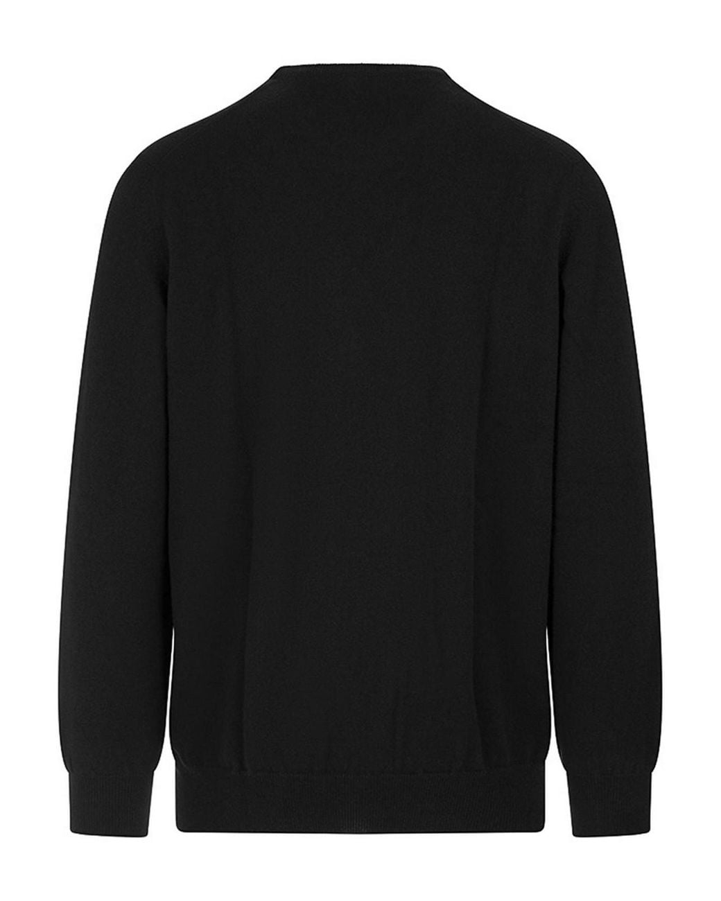 Pull Col Rond Fedeli pour homme en coloris Black