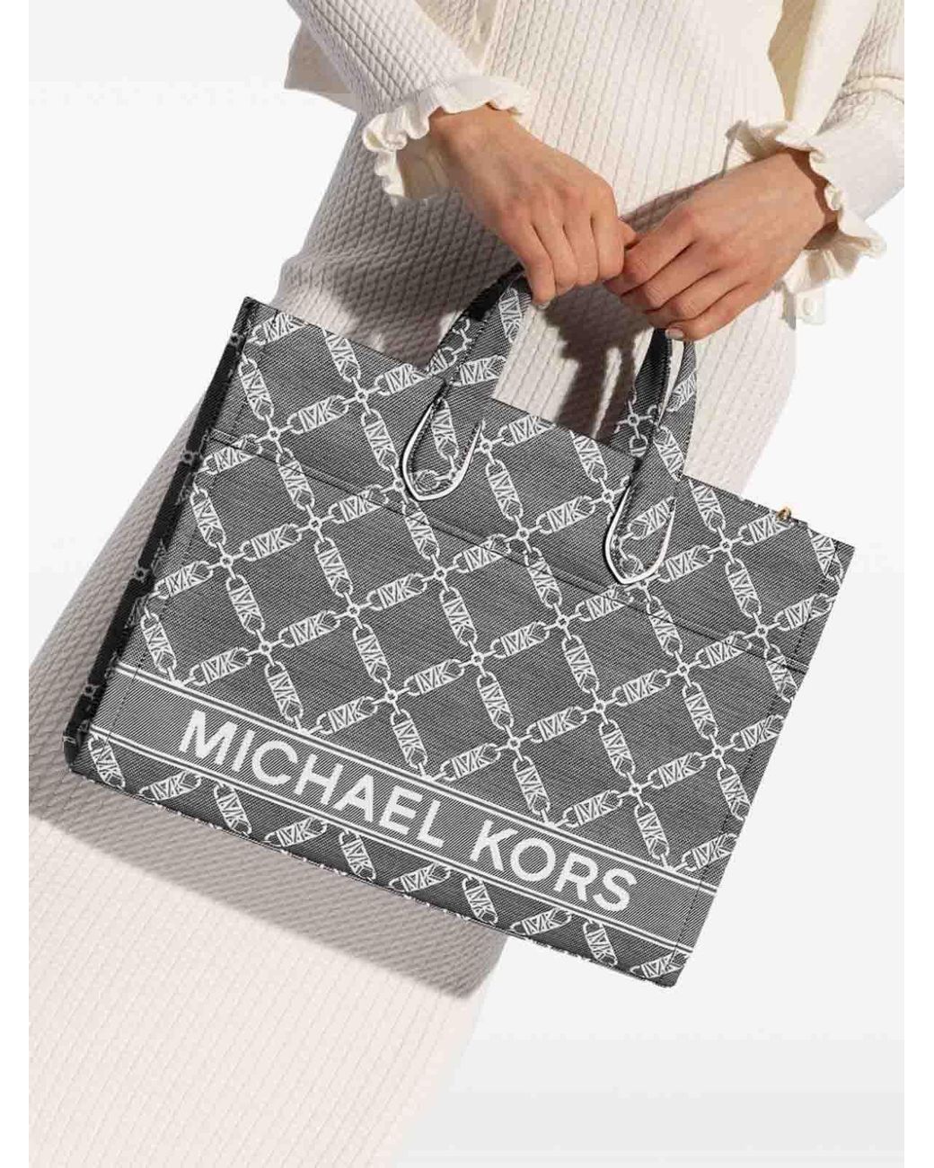 MICHAEL Michael Kors Gray Shopper