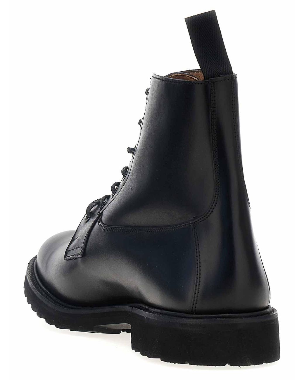 Tricker's Black Burford Ankle Boots for men