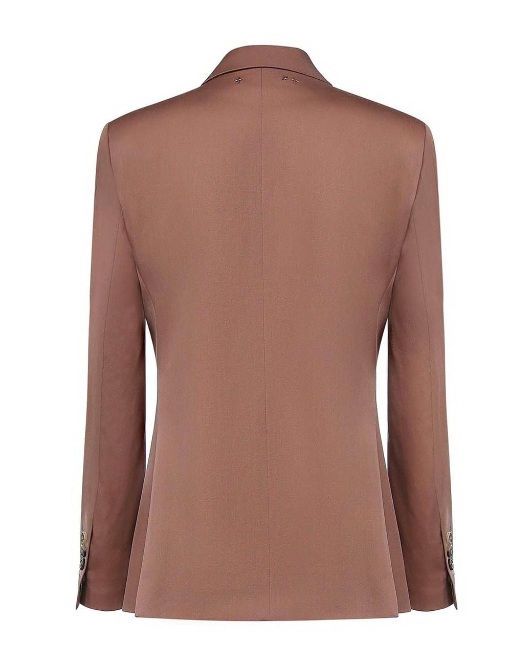 Golden Goose Deluxe Brand Brown Double-Breasted Wool Blazer