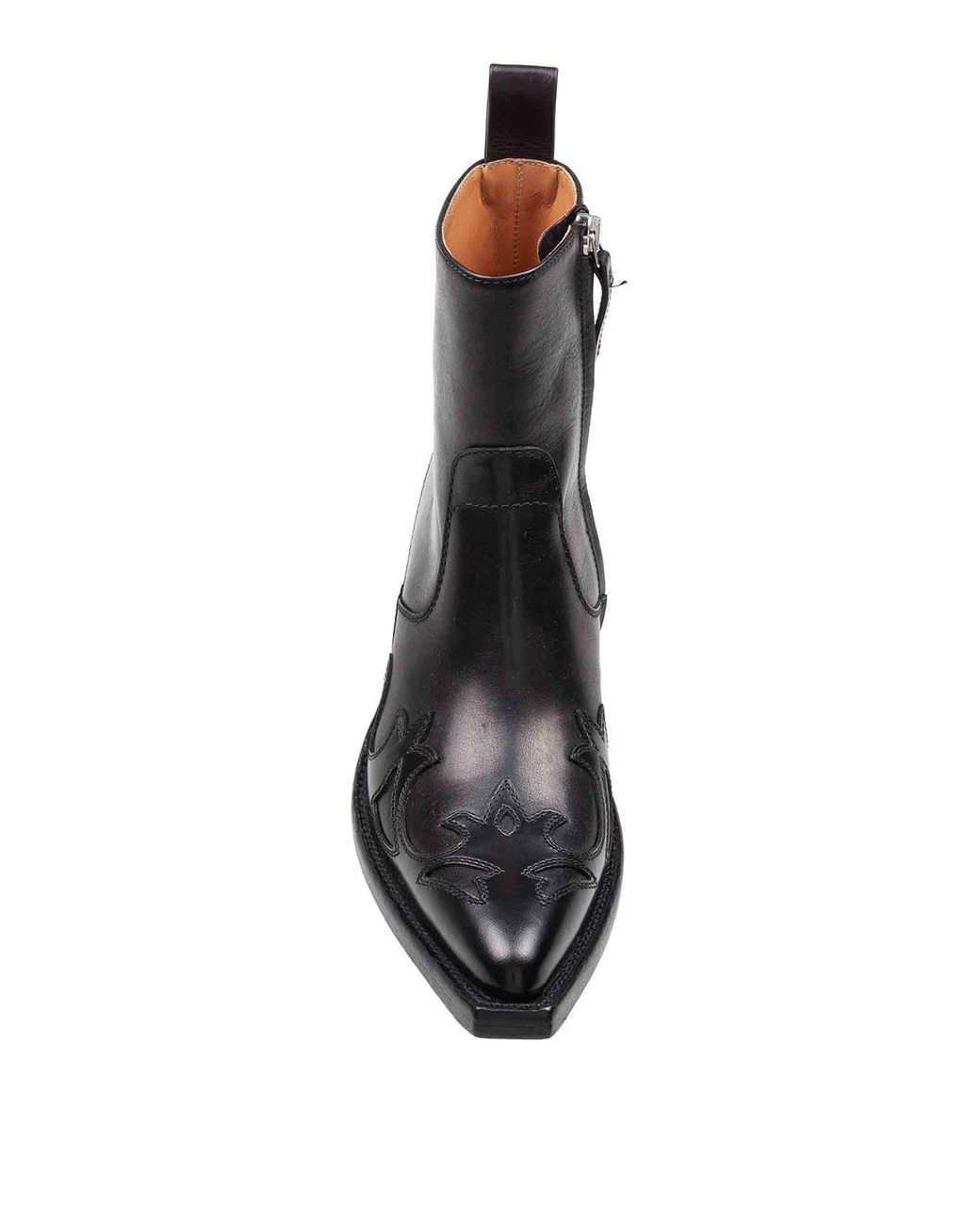 Maison Margiela Black Hell-Less Western Flame Boots H45