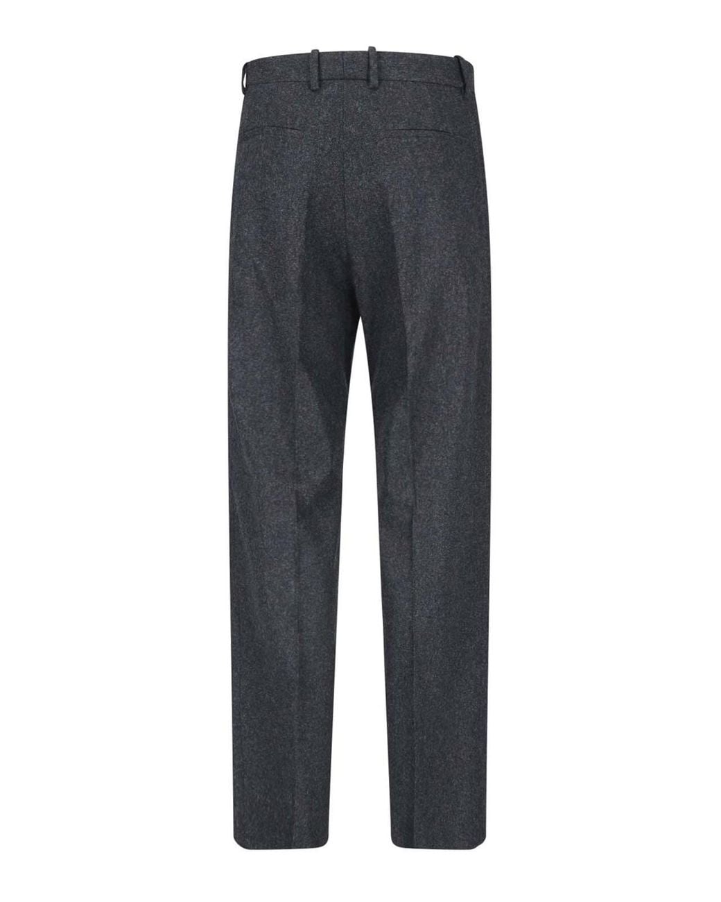 Jil Sander Gray Tailored Wool Trousers for men