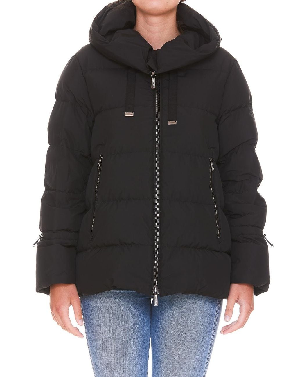 Moorer Black Padded Jacket