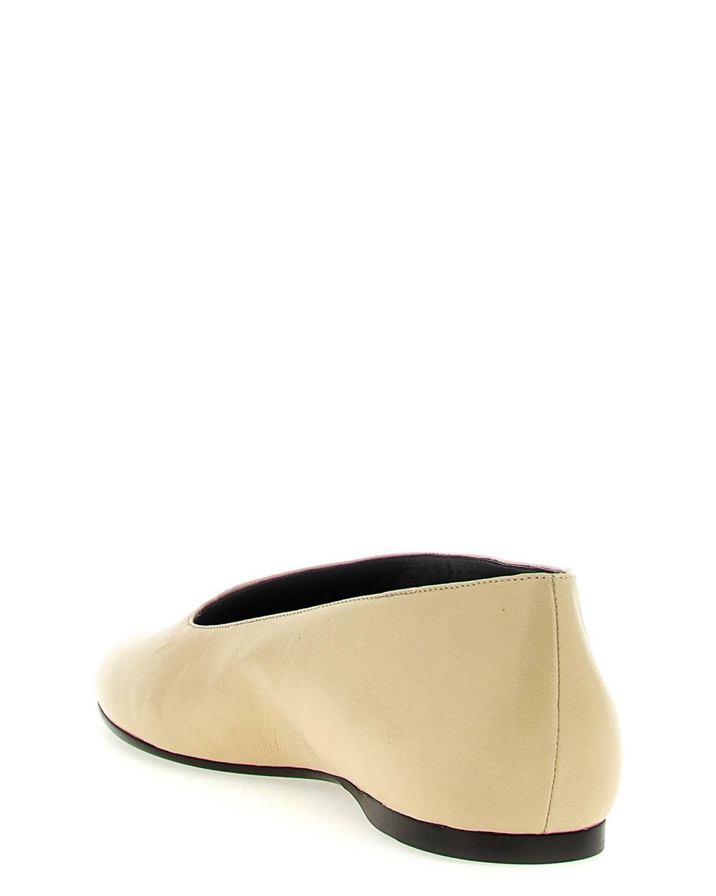 Khaite Natural 'Diana' Ballet Flats
