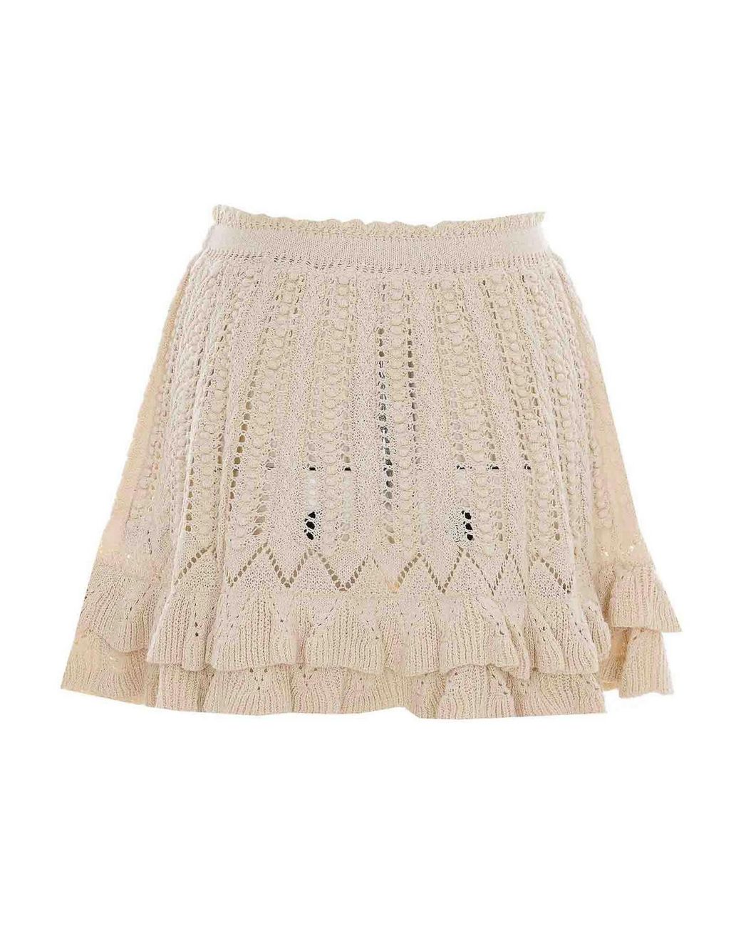 Isabel Marant Natural Ecru Nelle Mini Skirt