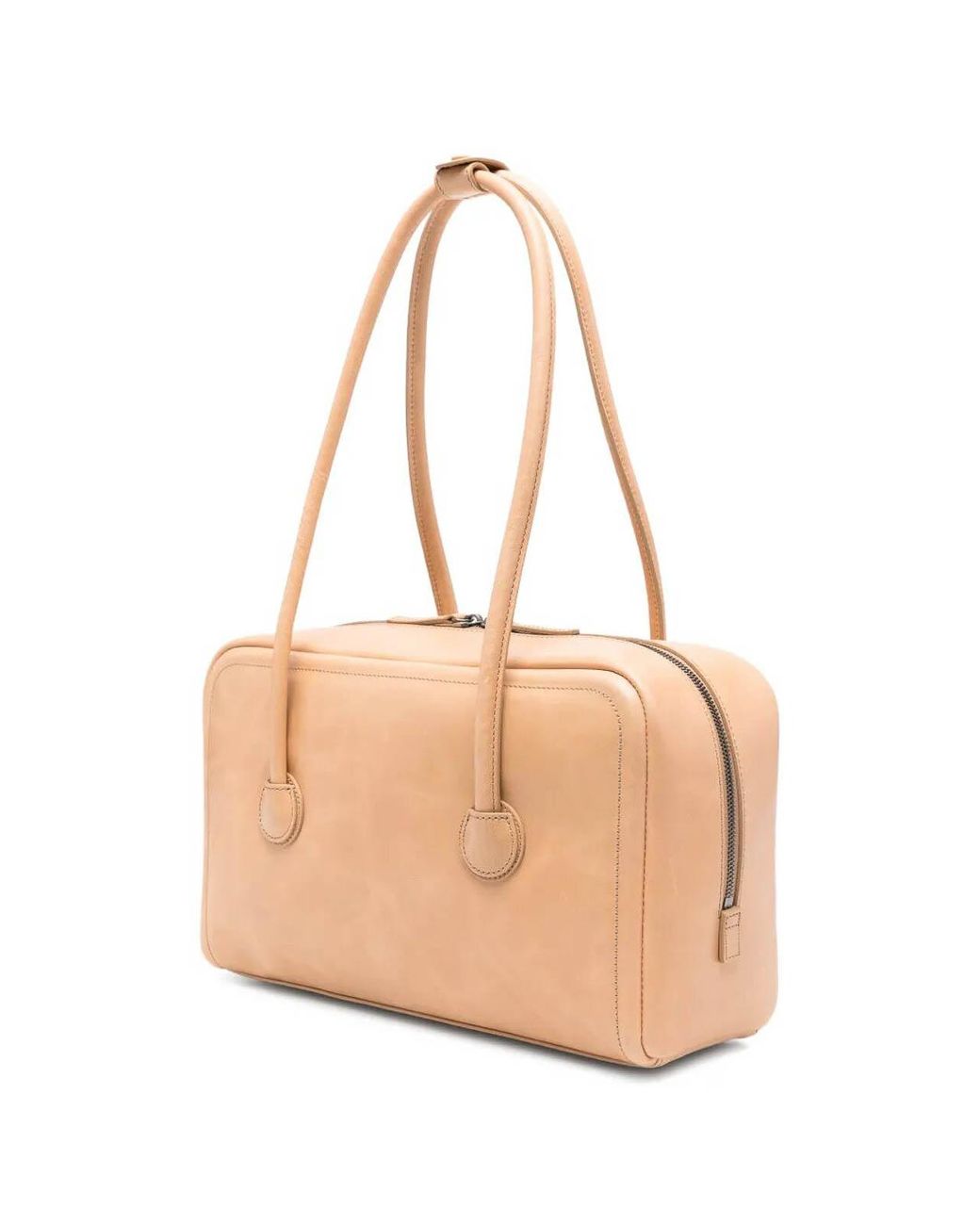 MARGE SHERWOOD Natural Soft Boston Leather Bag