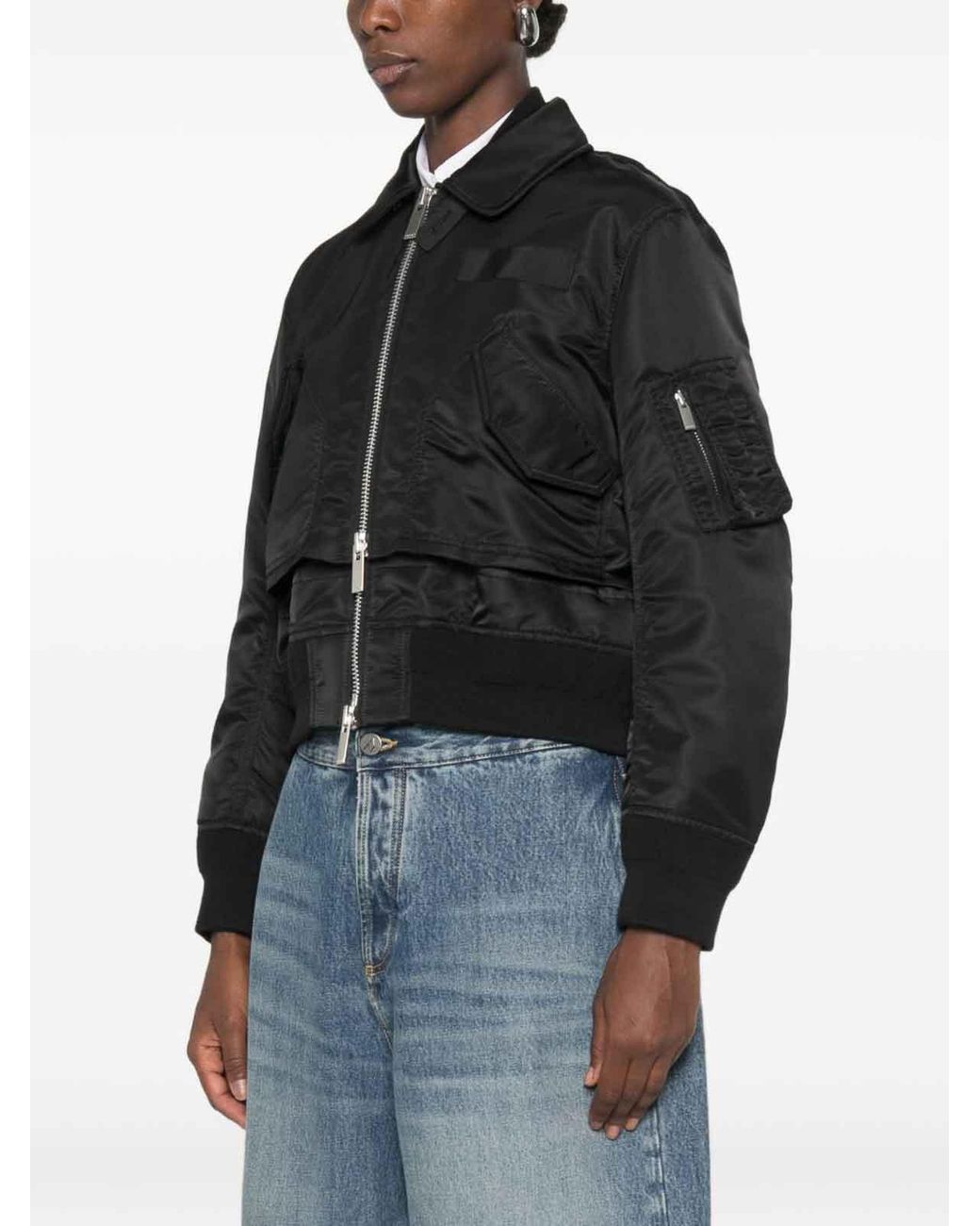 Sacai Black Short Jacket