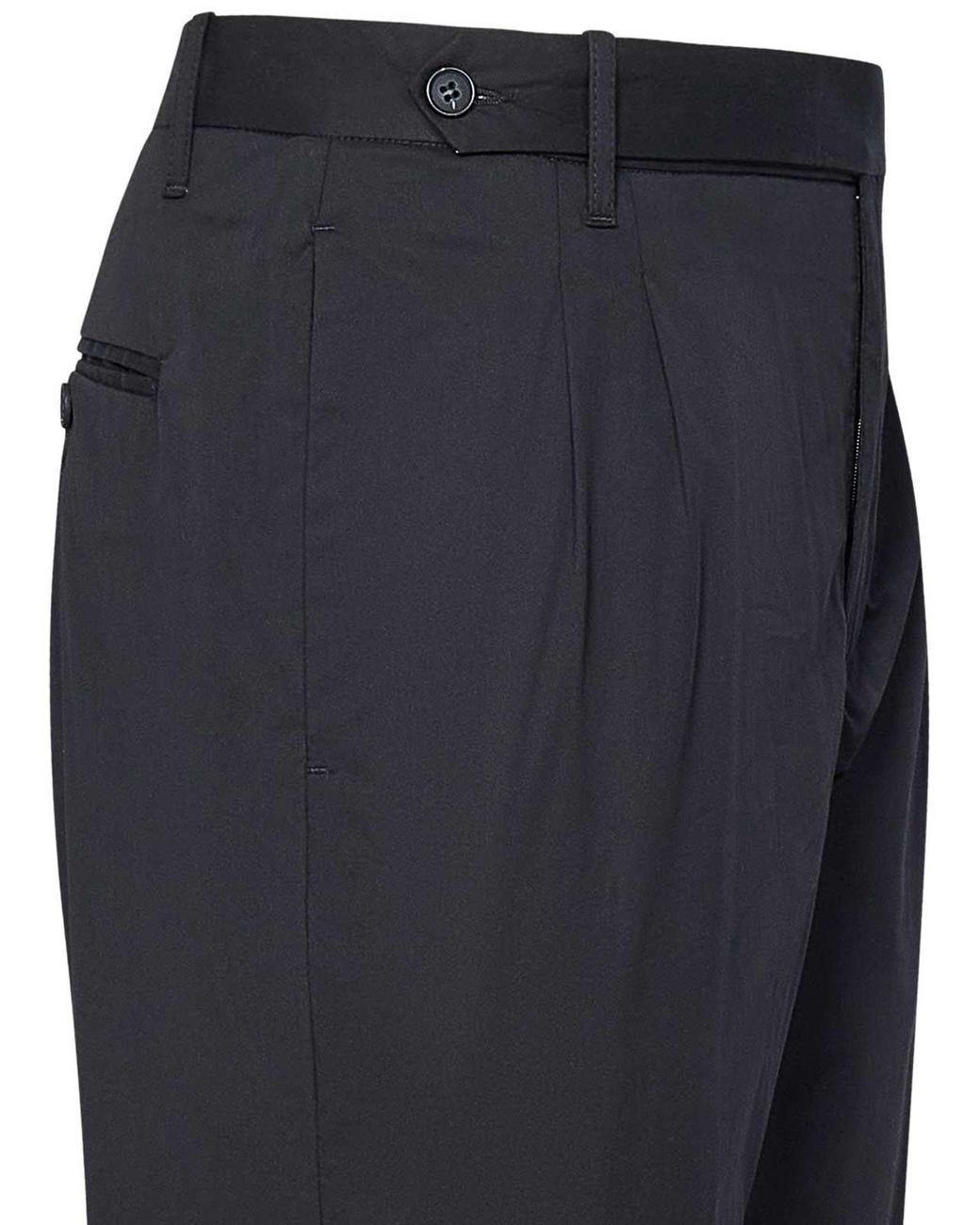 Franzese Collection Blue Pleat Trousers for men