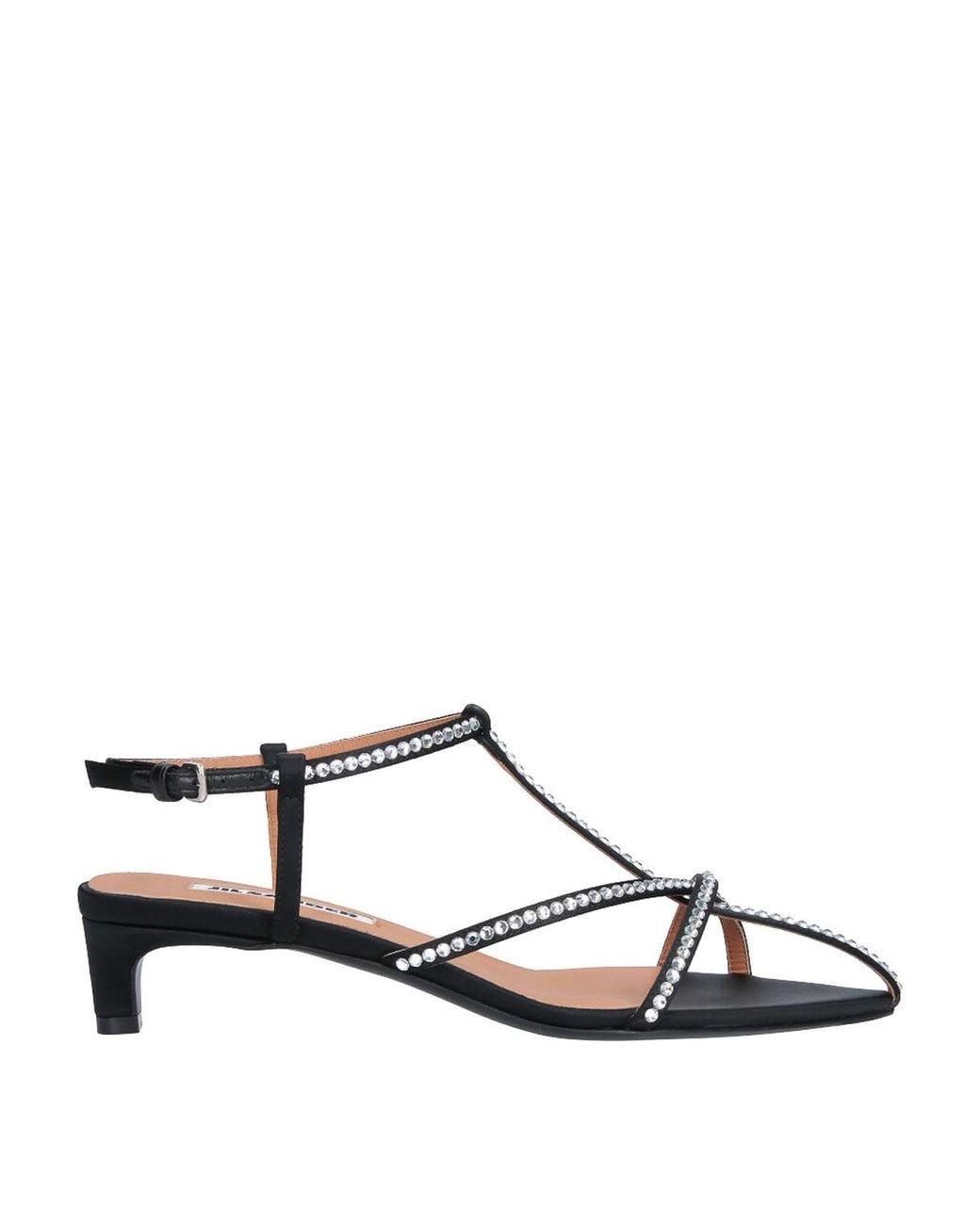 Jil Sander Black Sandals
