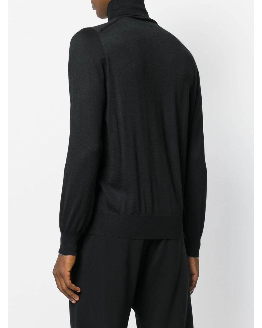 Brunello Cucinelli Black Turtleneck Sweater for men