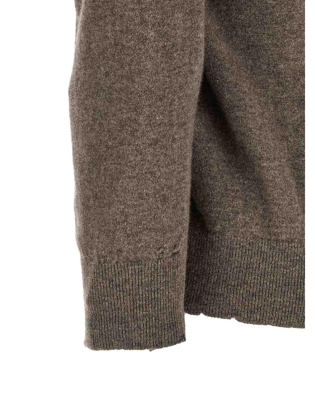 Maison Margiela Green Lived-In Jersey