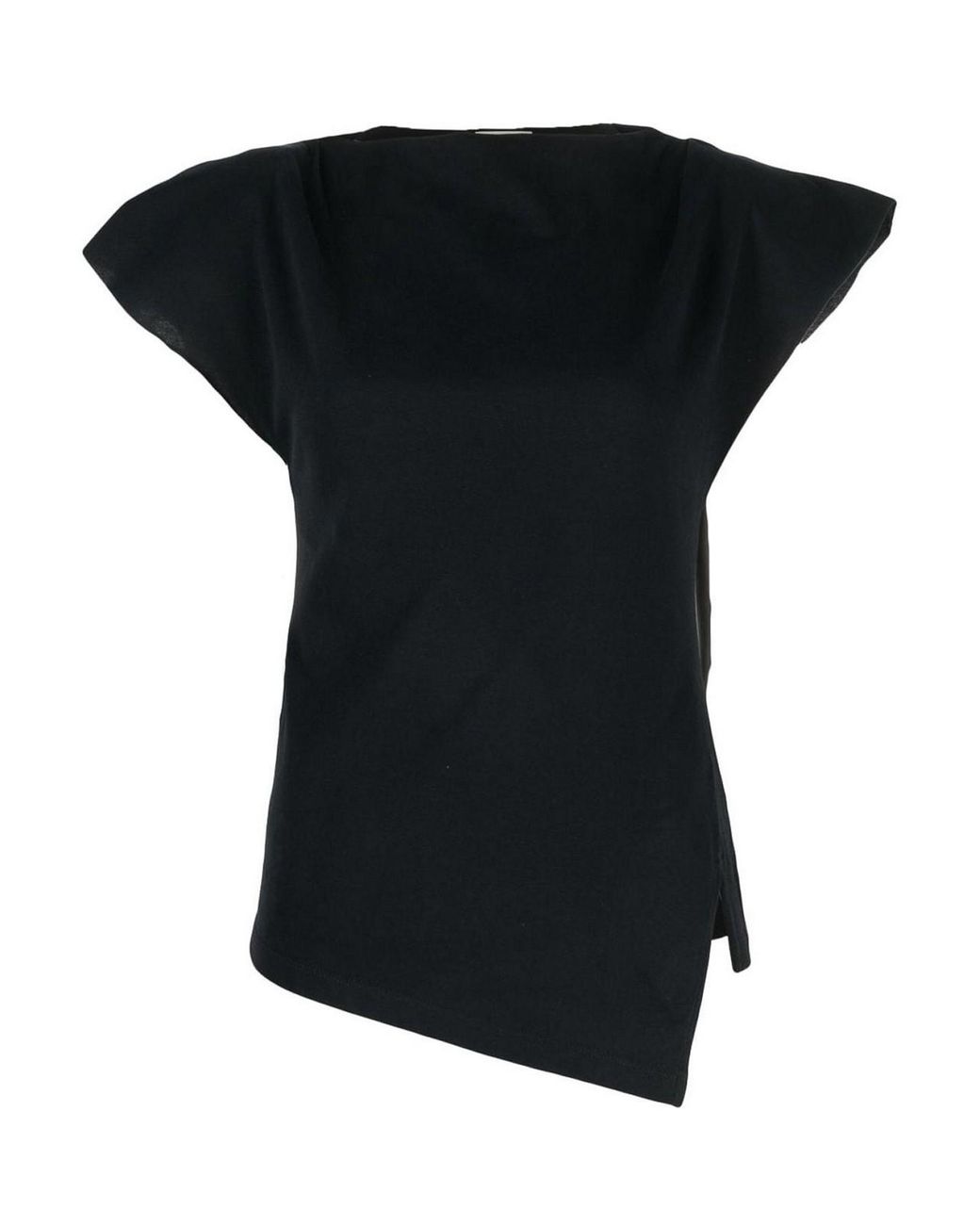 Isabel Marant Black Sebani Asymmetric T-Shirt