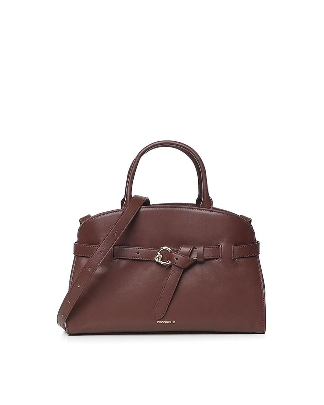 Coccinelle Brown Sabine Medium Leather Bag