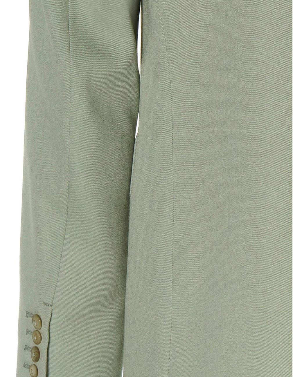 Lanvin Green Wool Single Breast Blazer Jacket for men