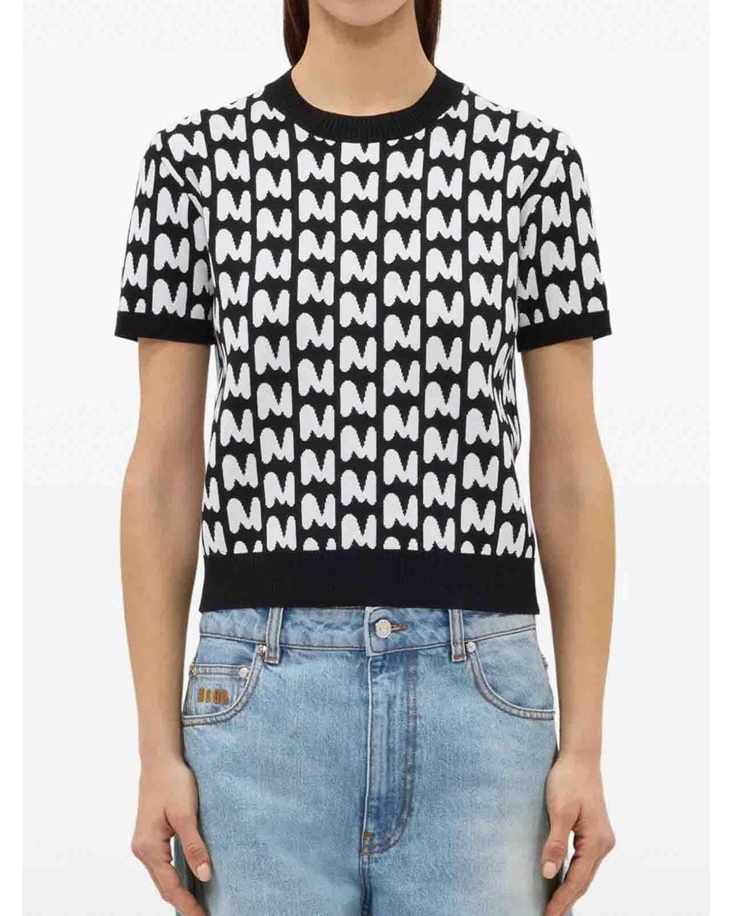 Girocollo di MSGM in Black