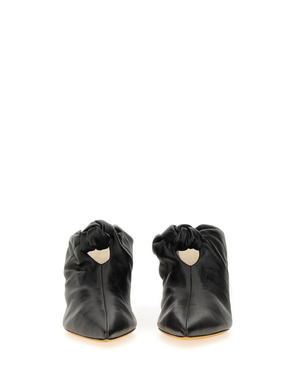 Khaite Black Mules