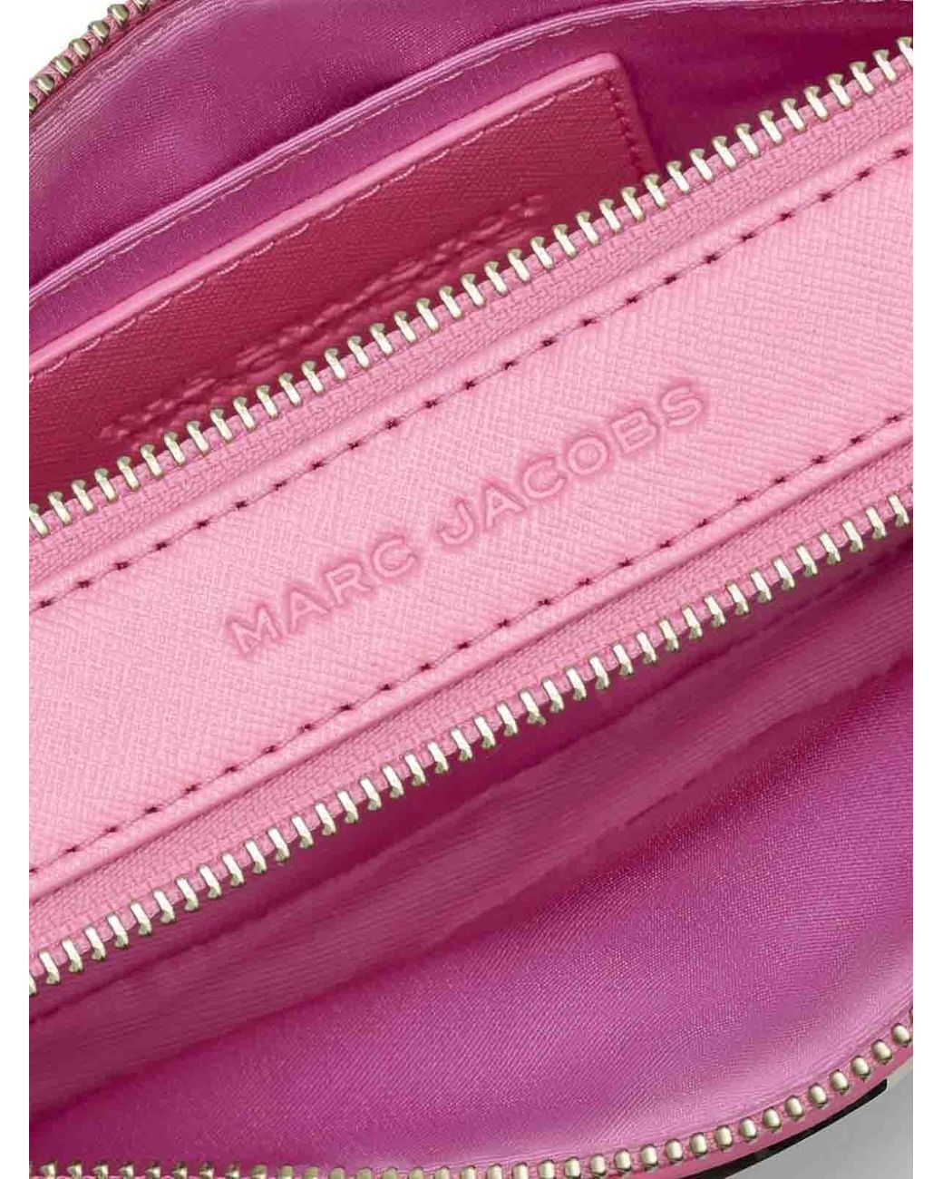 Marc Jacobs Pink The Solid Snapshot Crossbody Bag