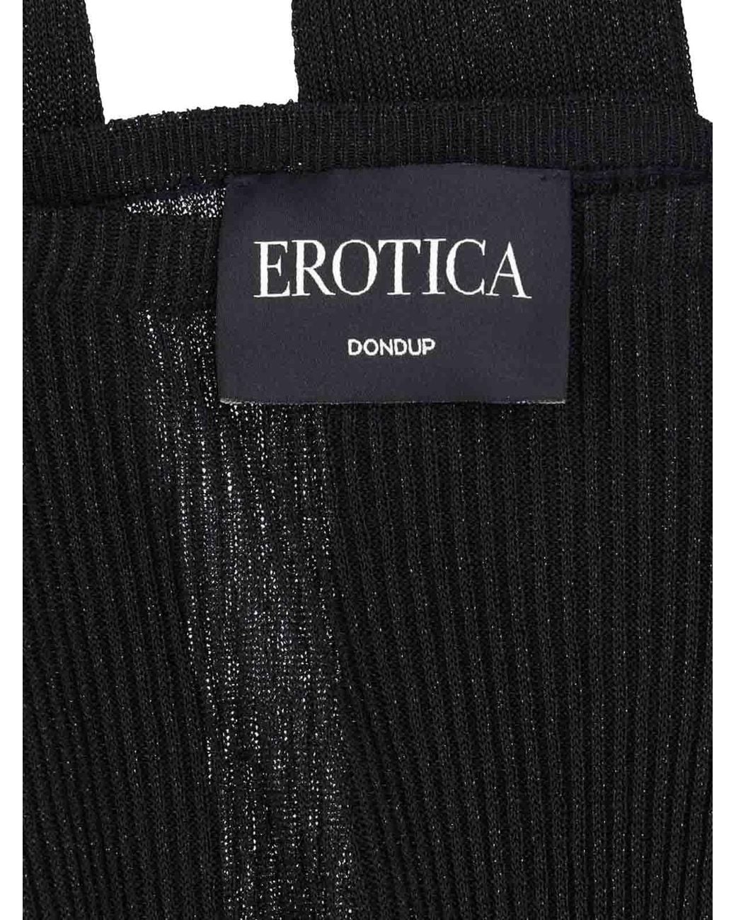 Dondup Gray Knitted Leggings