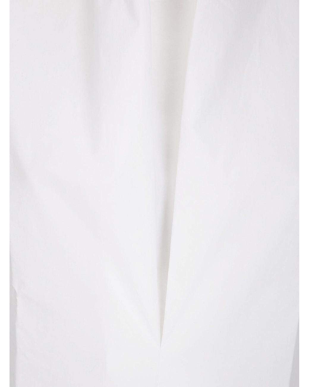 Studio Nicholson White Inverted Pleat Top