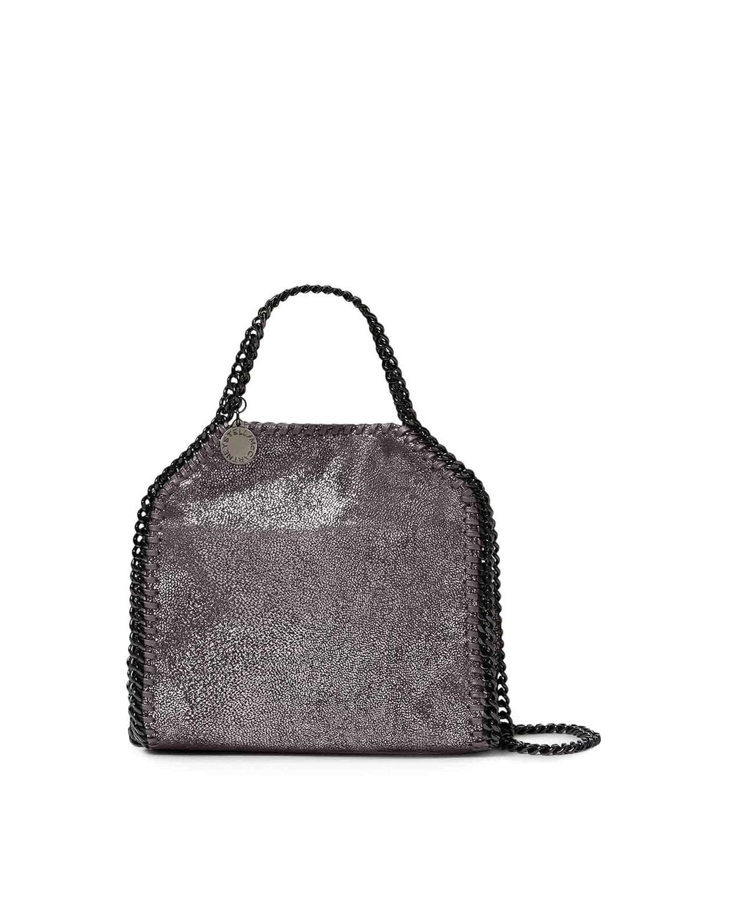 Stella McCartney Purple Micro Falabella Tote Bag