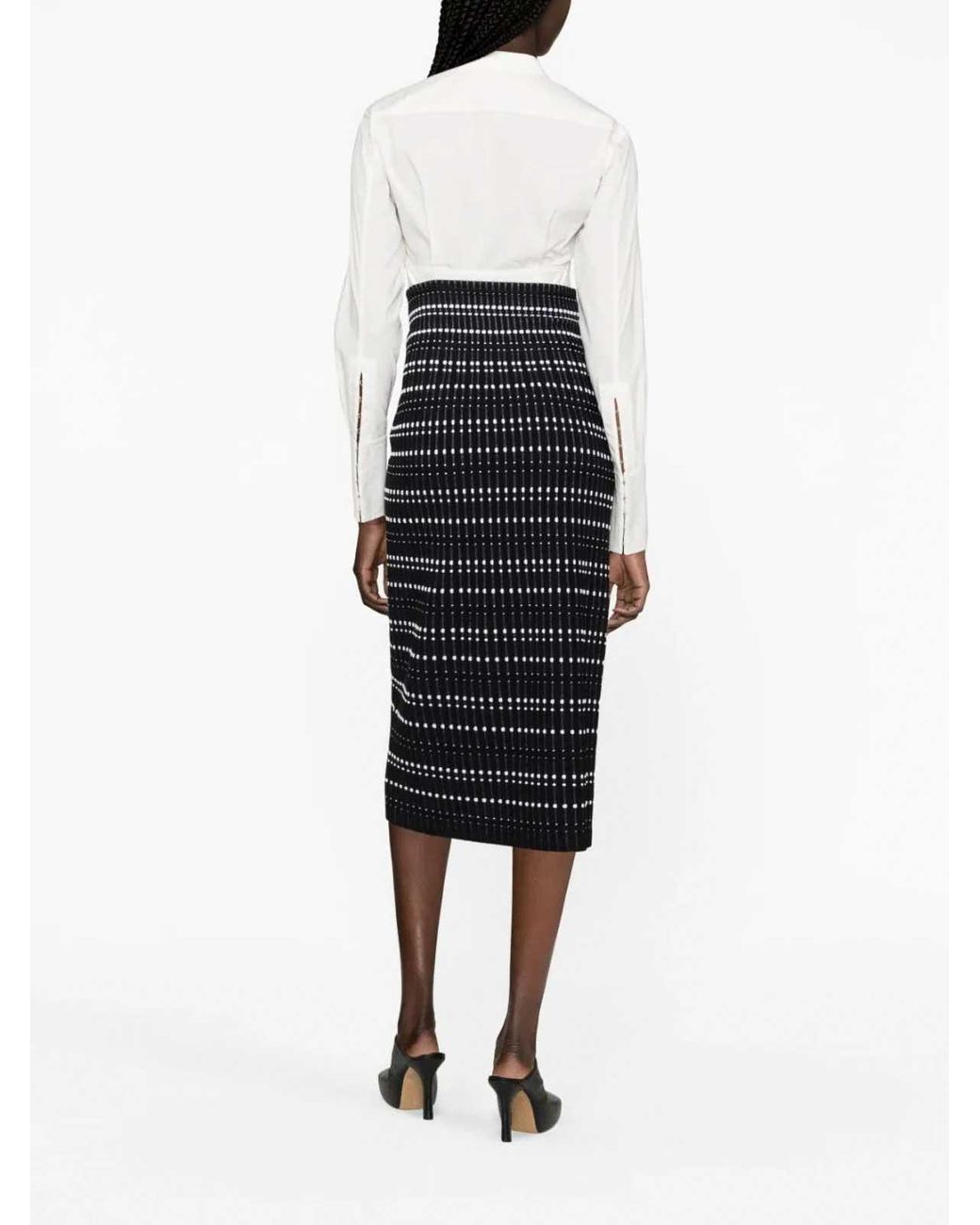 McQueen Black Midi Skirts