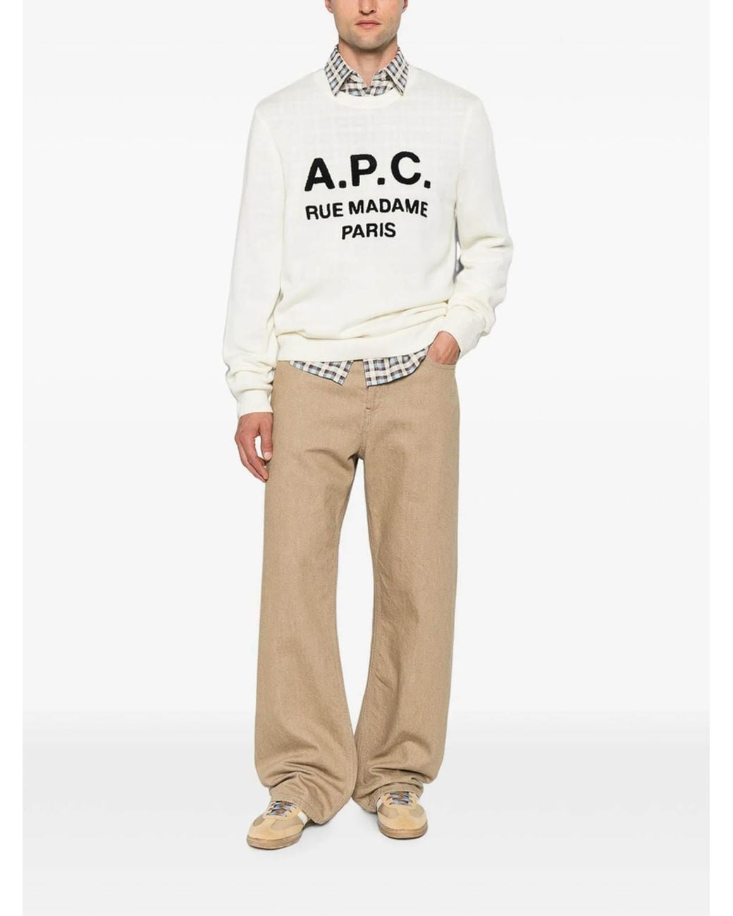 A.P.C. Natural Sweater for men