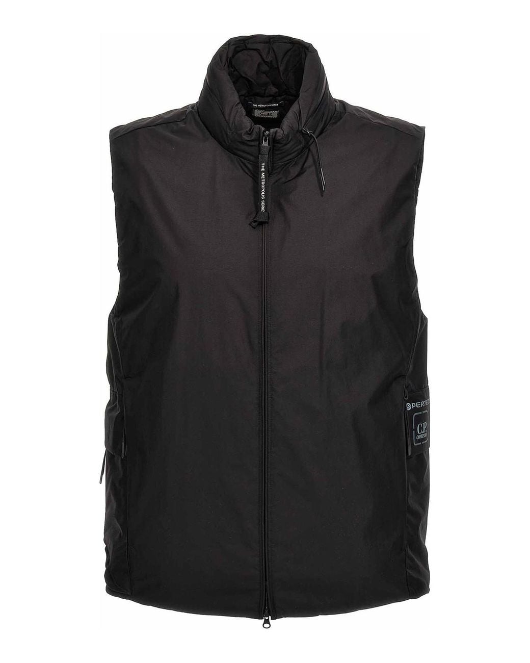 C P Company Black 'the Metropolis Series' Vest for men