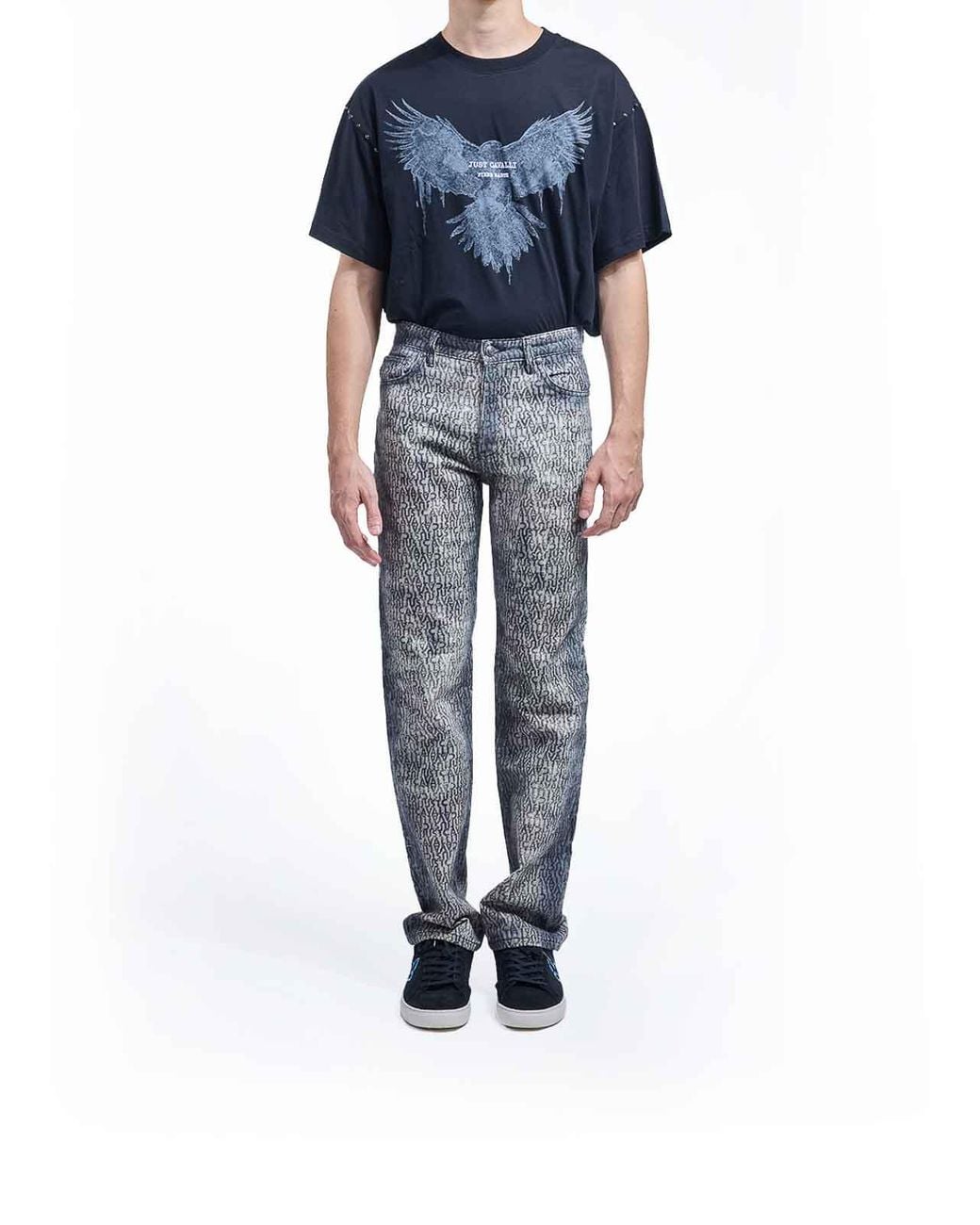 Vaqueros Rectos Just Cavalli de hombre de color Blue