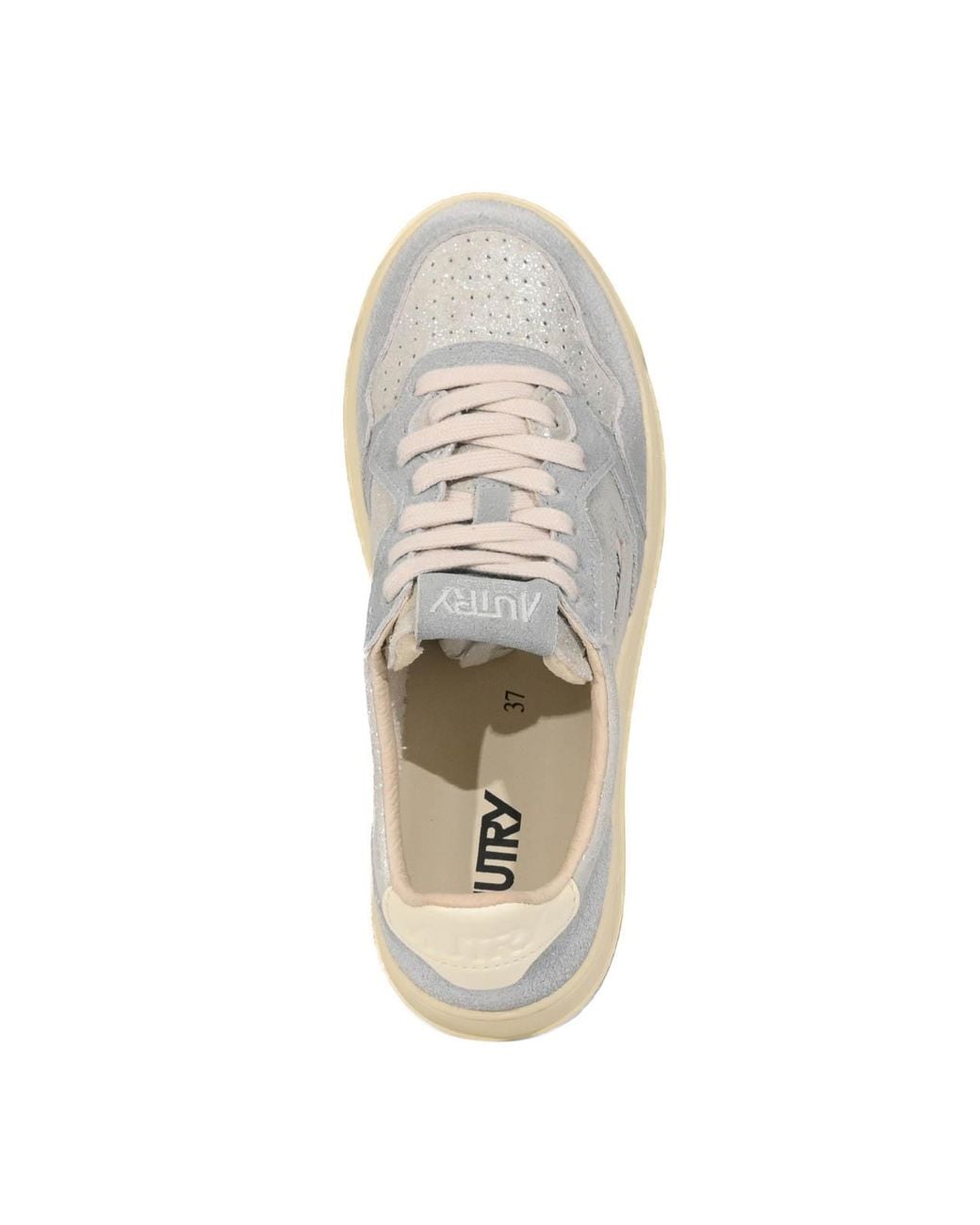 Autry White Medalist Low Sneakers