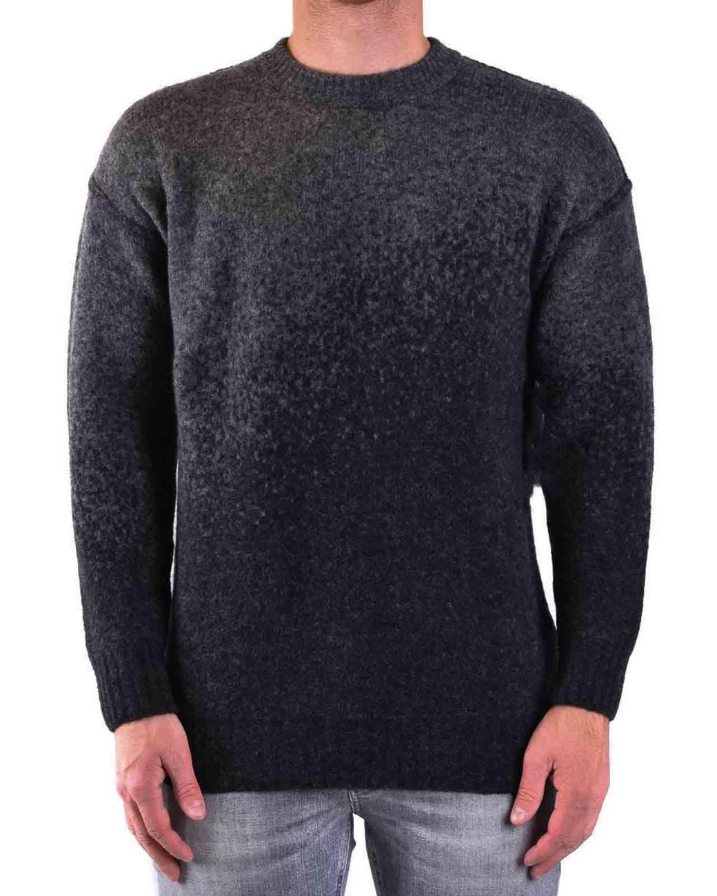 Isabel Benenato Black Sweater for men