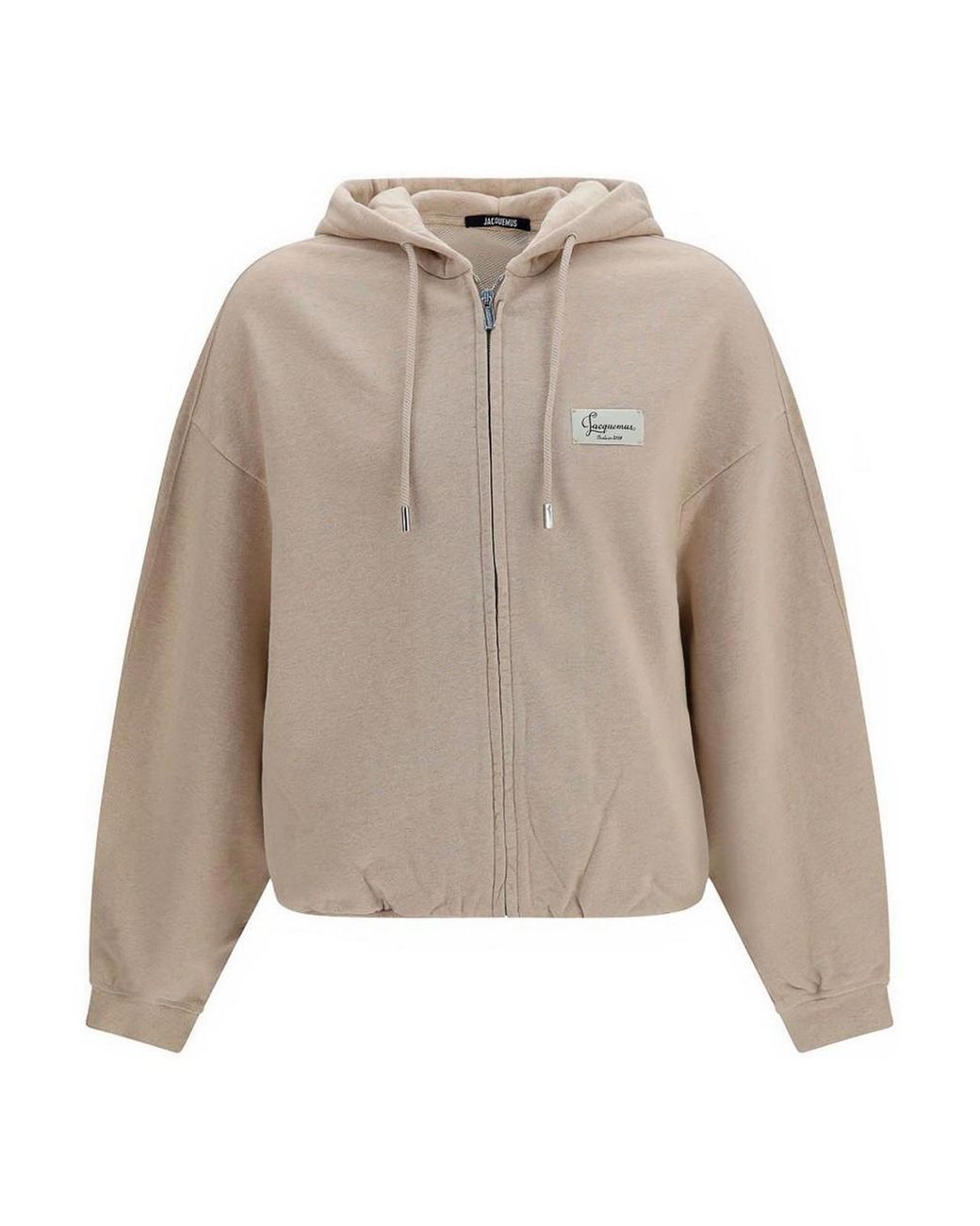 Jacquemus Natural Le Hoodie Montaigne Cotton Sweatshirt