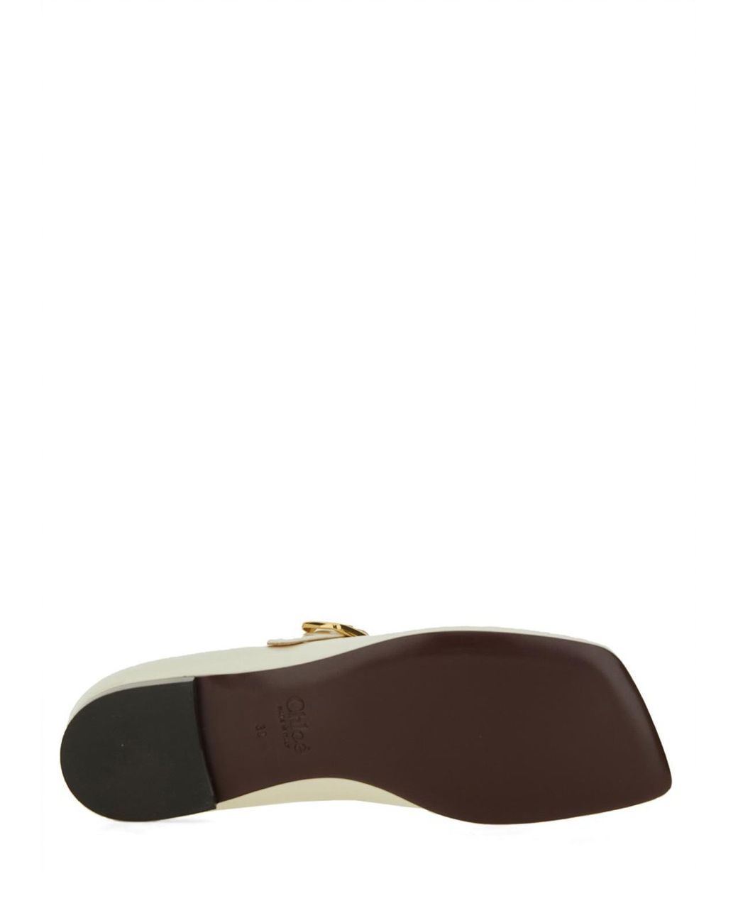 Chloé White Ballerina Polly