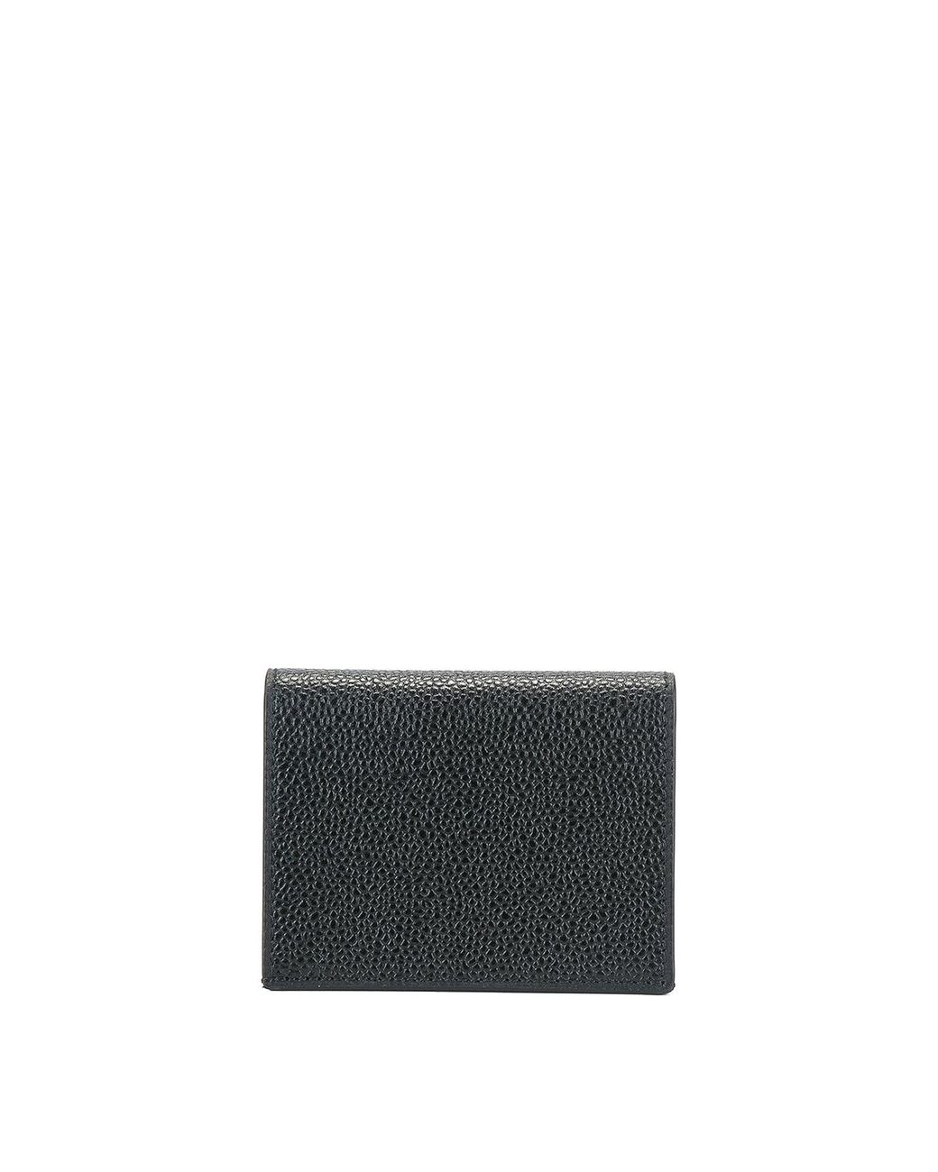 Thom Browne Gray Striped Detailing Cardholder for men