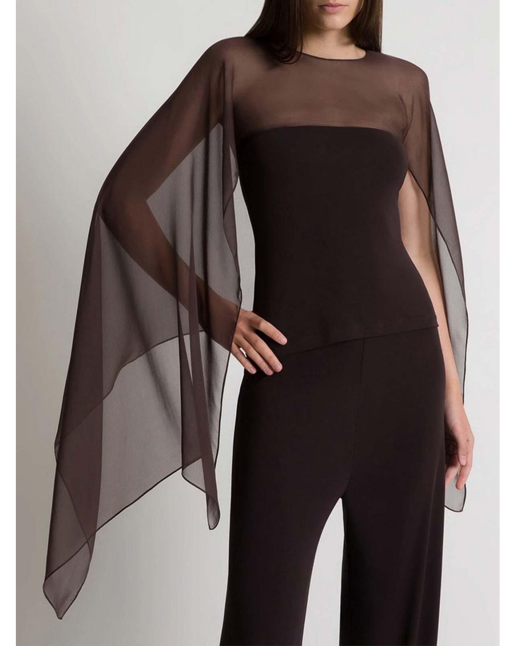 Alberta Ferretti Black Blouses