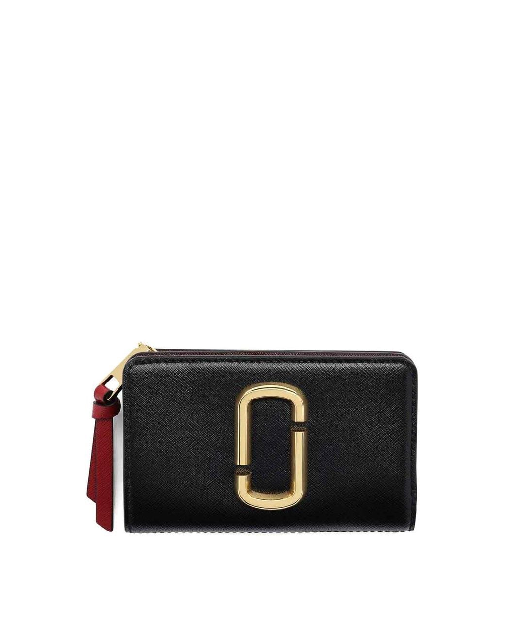Marc Jacobs Black The Compact Wallet Snapshot Bag