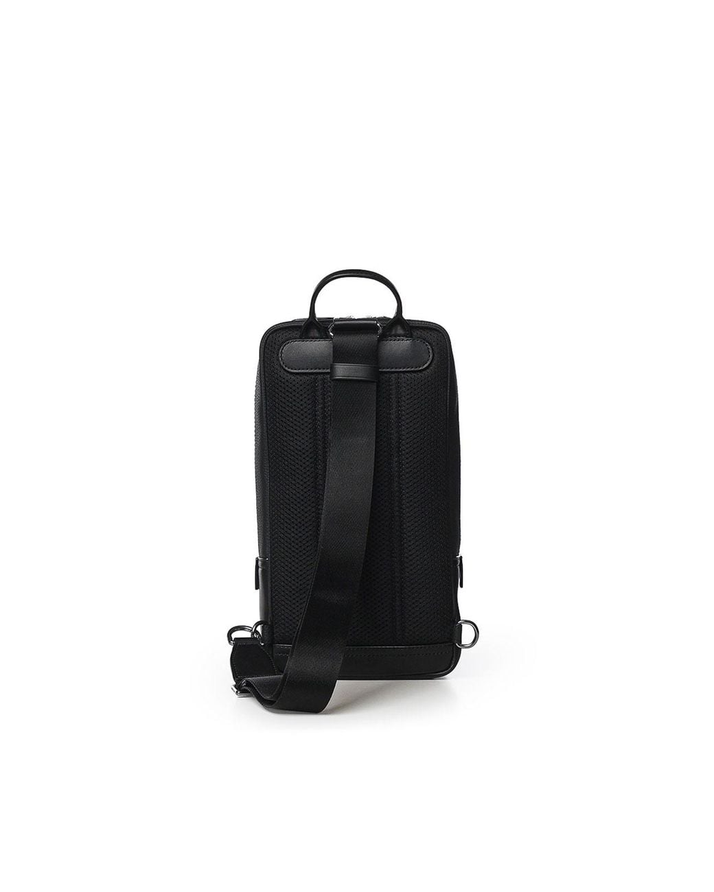 MICHAEL Michael Kors Black Leather Touring Sling Bag for men