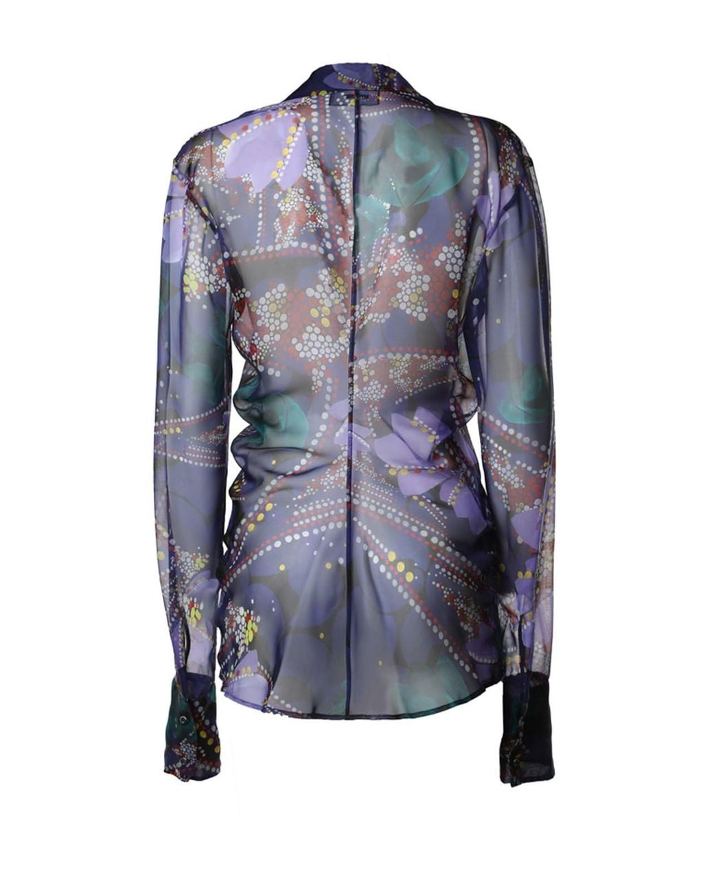 DSquared² Blue Chiffon Shirt