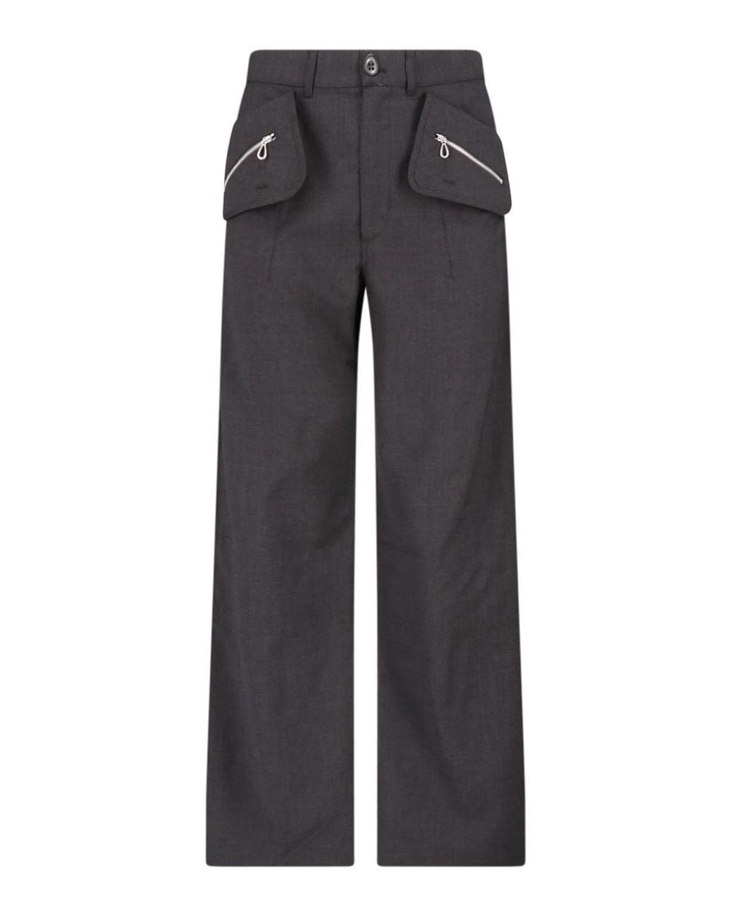 Kiko Kostadinov Gray Komlo Trousers for men
