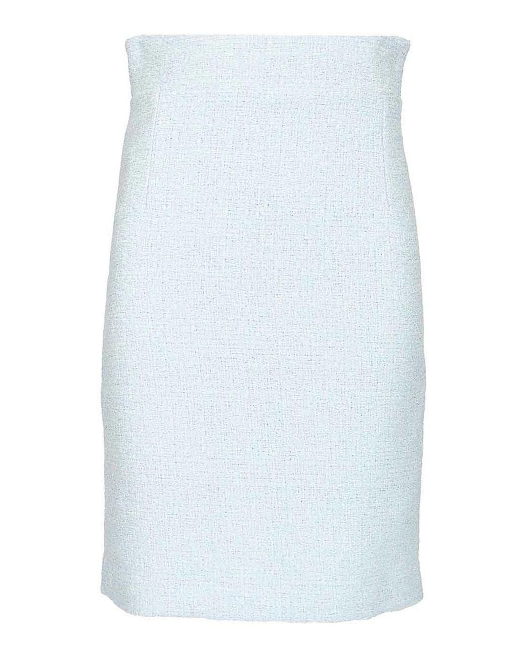Tagliatore Blue Nell Midi Skirt