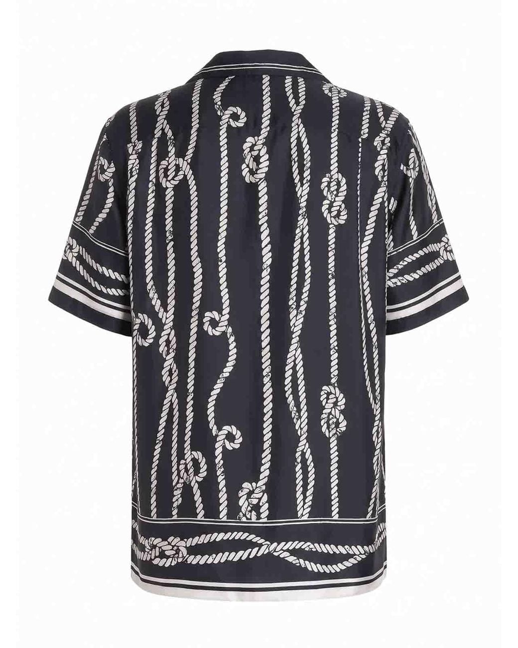 Dolce & Gabbana Black Printed Shirt for men