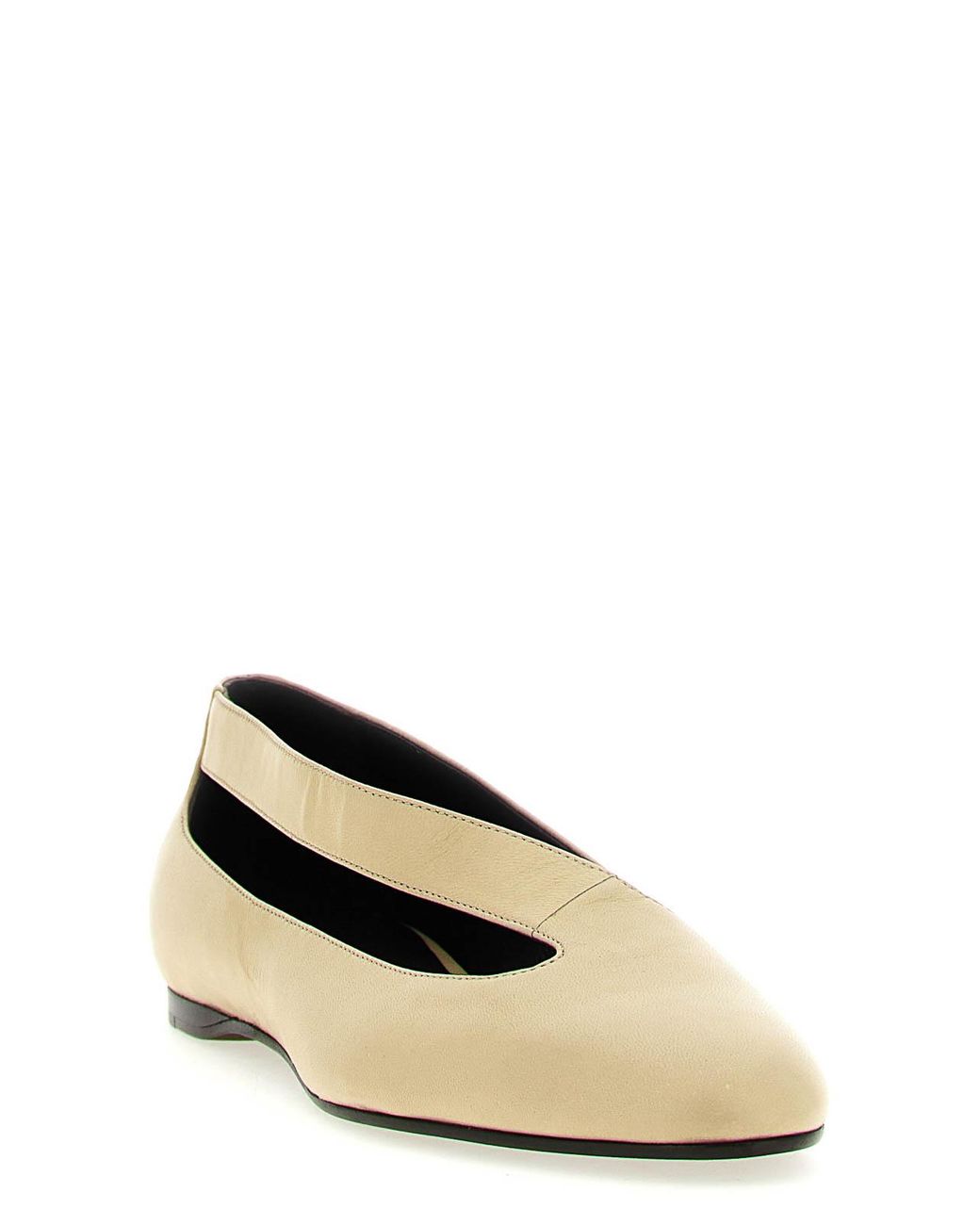 Khaite Natural 'Diana' Ballet Flats