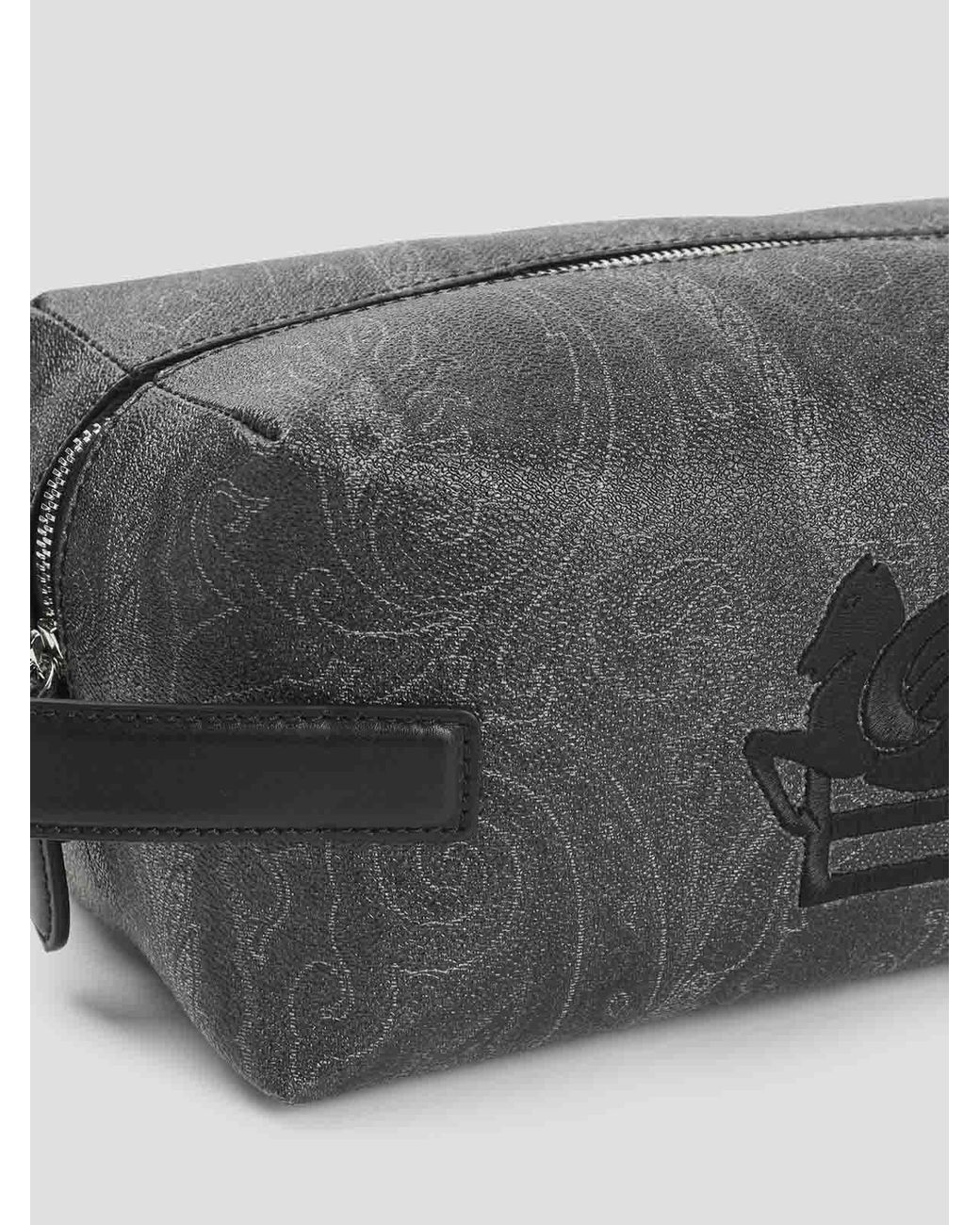 Etro Gray Arnica M Pouch for men