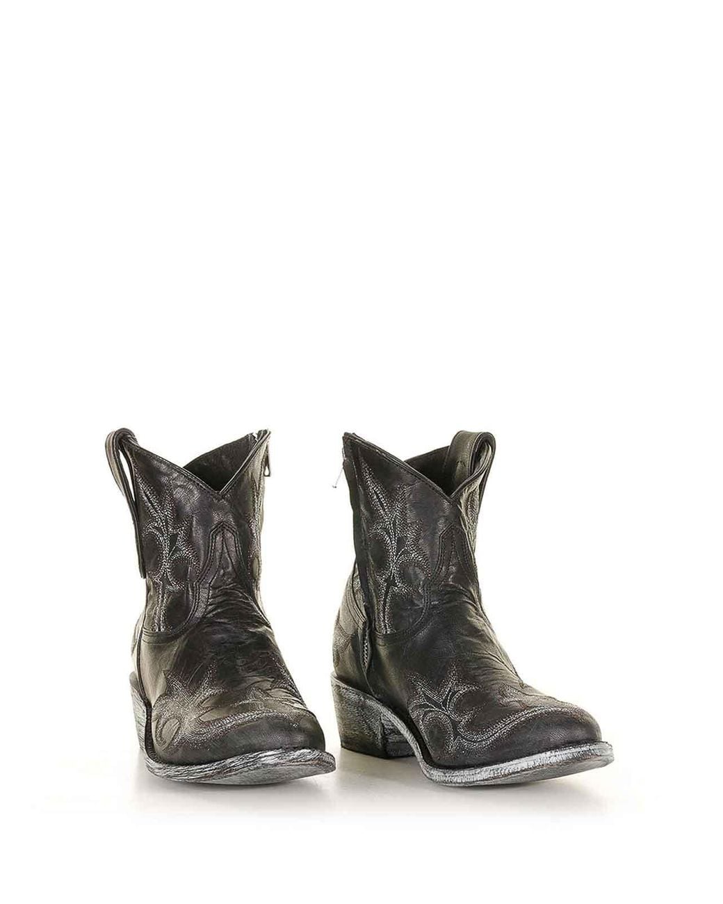 Mexicana Gray Agave Texan Ankle Boot